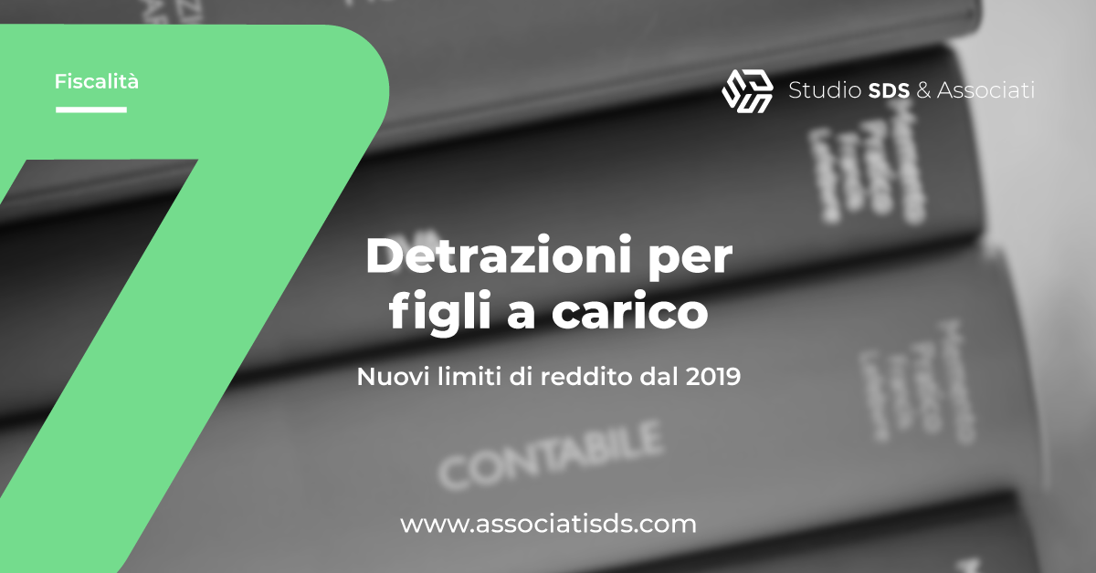 Detrazione per figli a carico nuovi limiti di reddito dal 2019